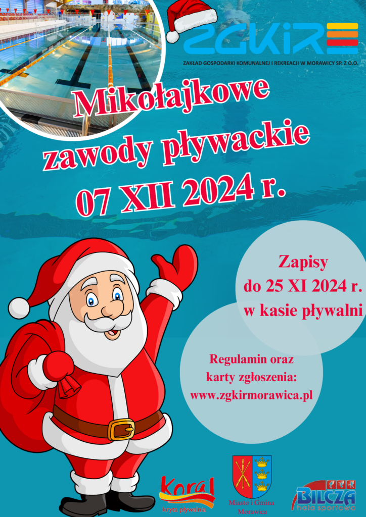 Mikołajkowe Zawody Pływackie 07 XII 2024 r.