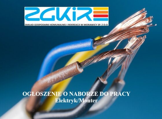 Ogłoszenie o naborze do pracy – Elektryk/Monter